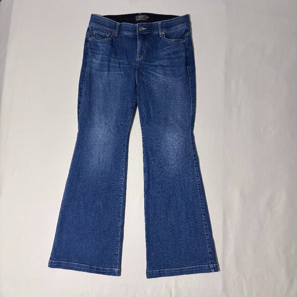 Torrid Bombshell Flare Jeans 16R Premium Stretch Blue Denim Curvy Fit Flared - Picture 1 of 13